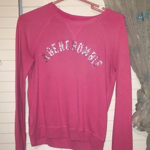 Pink Abercrombie crewneck